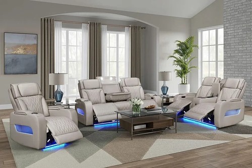 New beige gray led power - gray,