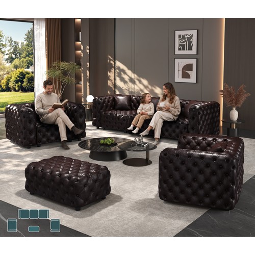Modular seater sectional - modular, 5-seater