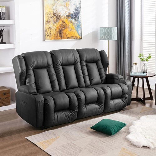 Recliner sofa loveseat set - sofa,