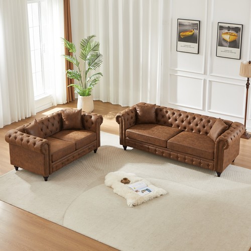 Chesterfield upholstered sofa - chesterfield,